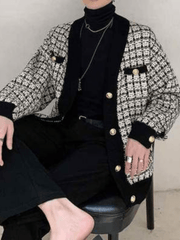 Threebooy [MRCYC] Idol Tweed Cardigan na79