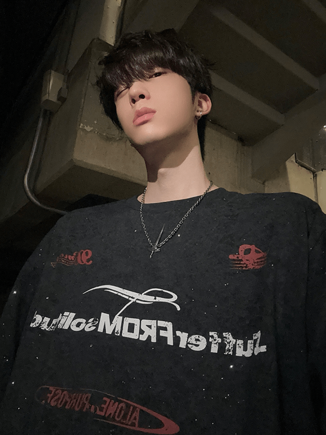 Threebooy [JH HOMME] round neck short sleeve t-shirt na1320