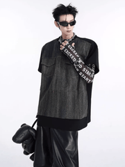 Threebooy shoulder pads shirt na1151
