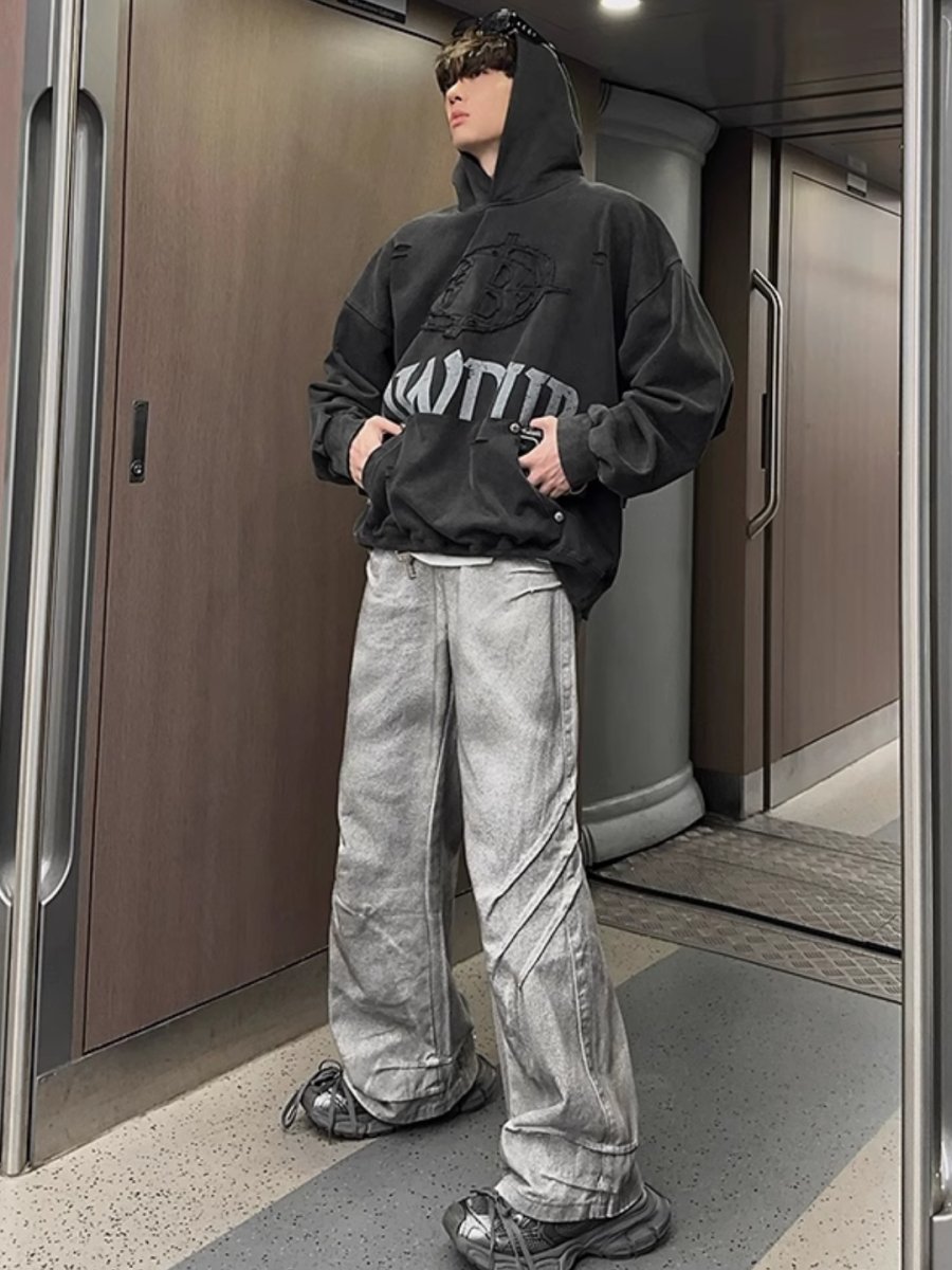 Threebooy [JH HOMME] washed hooded na1562