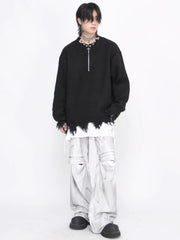 Threebooy [Mz] high street half-zipper na1552
