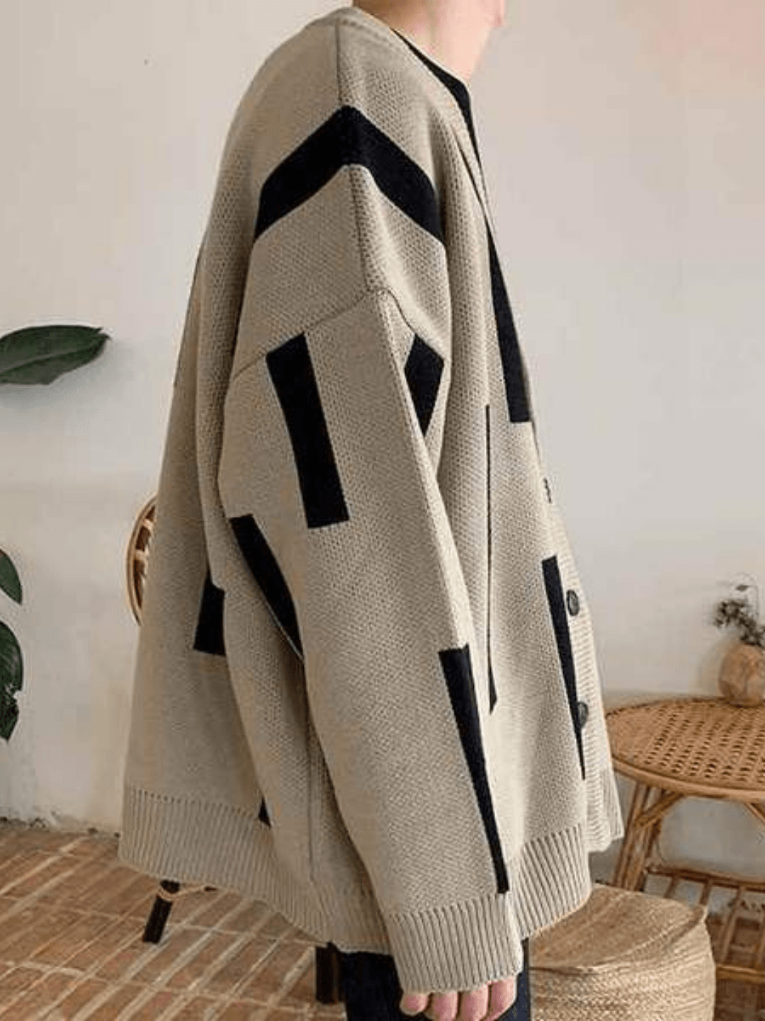 Threebooy Korean line design cardigan na55