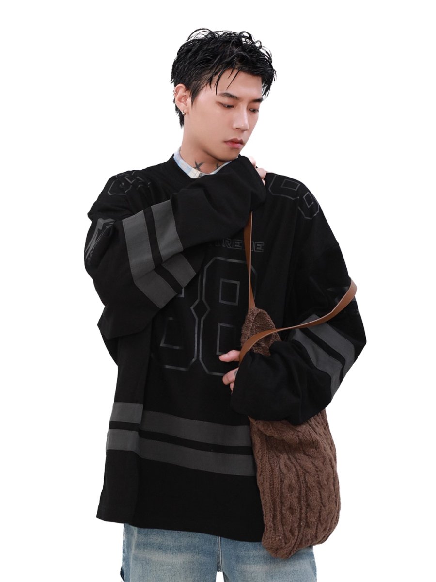 Threebooy [MRNEARLY] long-sleeved sweater na1505
