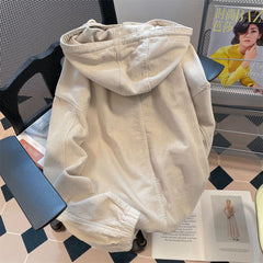 Threebooy Japan Style Oversized Corduroy Hoodie Men Women Long Sleeved Loose Hooded Coats Fall Trendy Lazy Fat Unisex Tops Sweatshirt