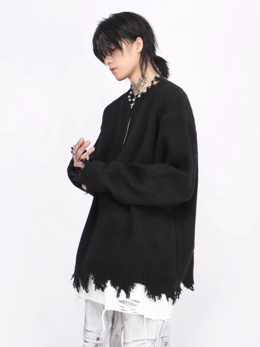 Threebooy [Mz] high street half-zipper na1552