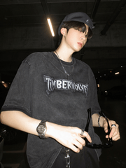 Threebooy [JH HOMME] round neck loose T-shirt na1317