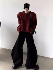 Threebooy [AutumnWind] lazy knit na1599