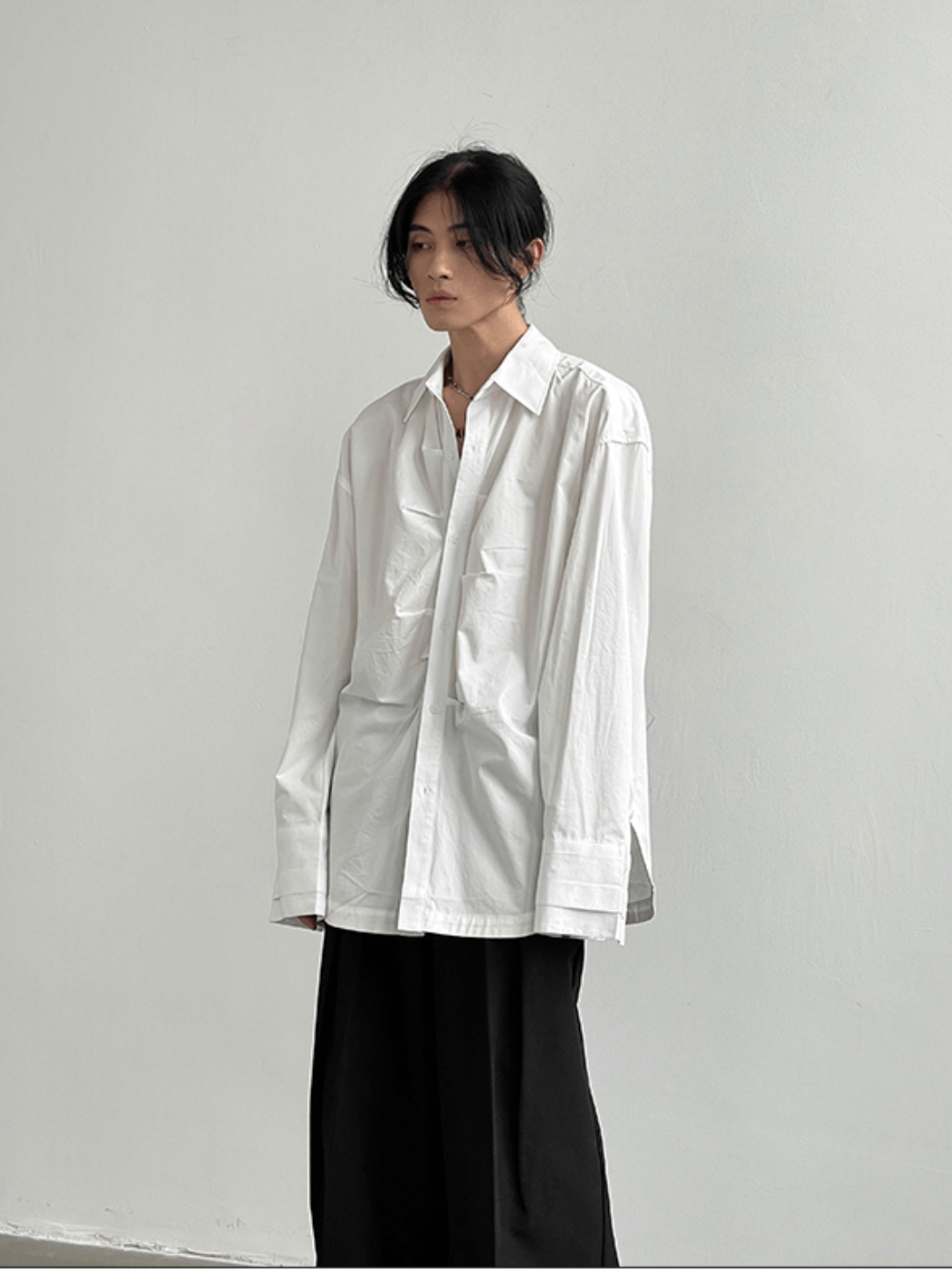 Threebooy [GENESISBOY] double long-sleeve shirt NA300