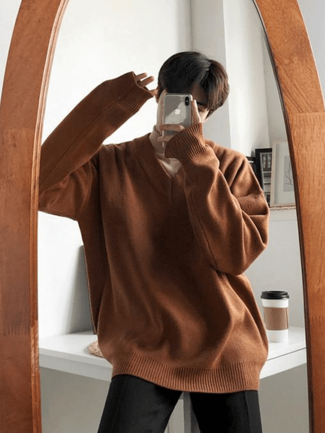 Threebooy [MRCYC] Loose V Neck Sweater na44