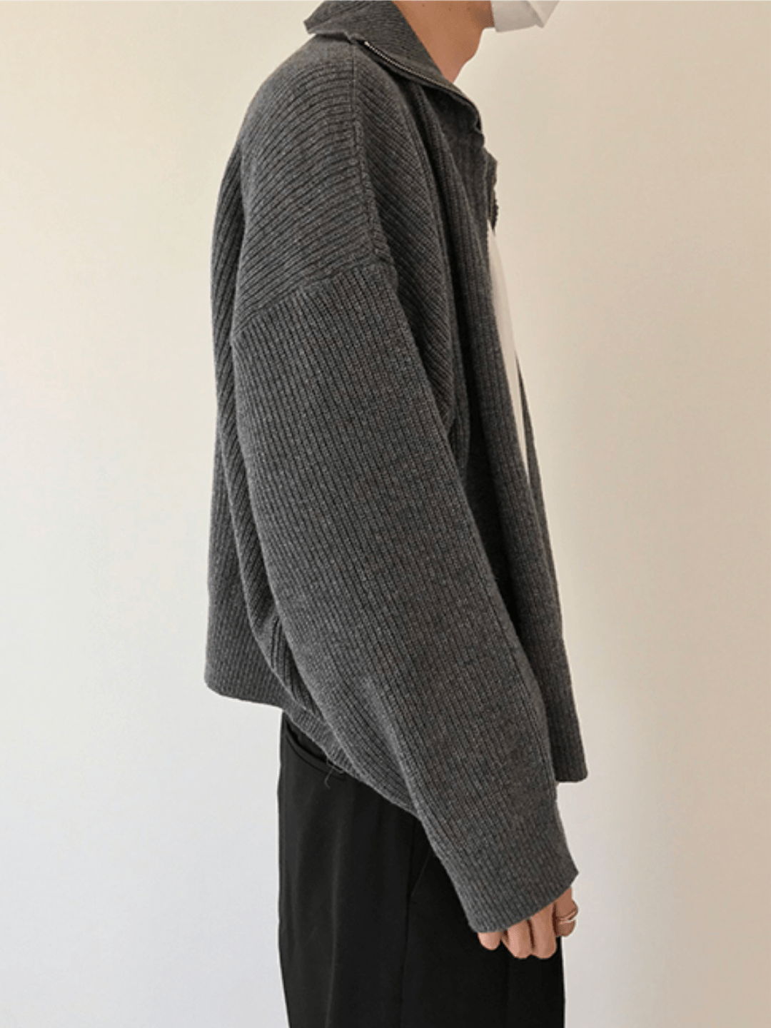Threebooy [COLN] The zipper sweater NA322