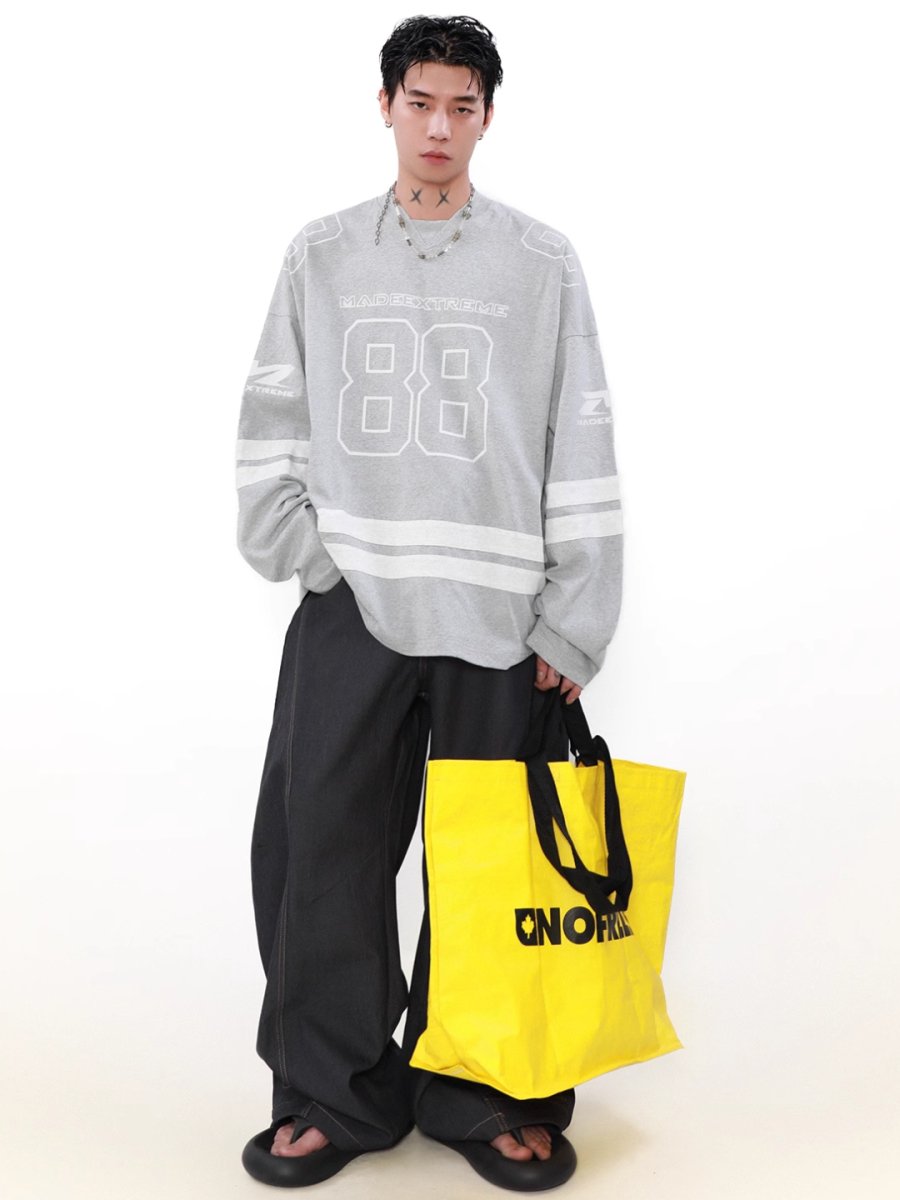 Threebooy [MRNEARLY] long-sleeved sweater na1505