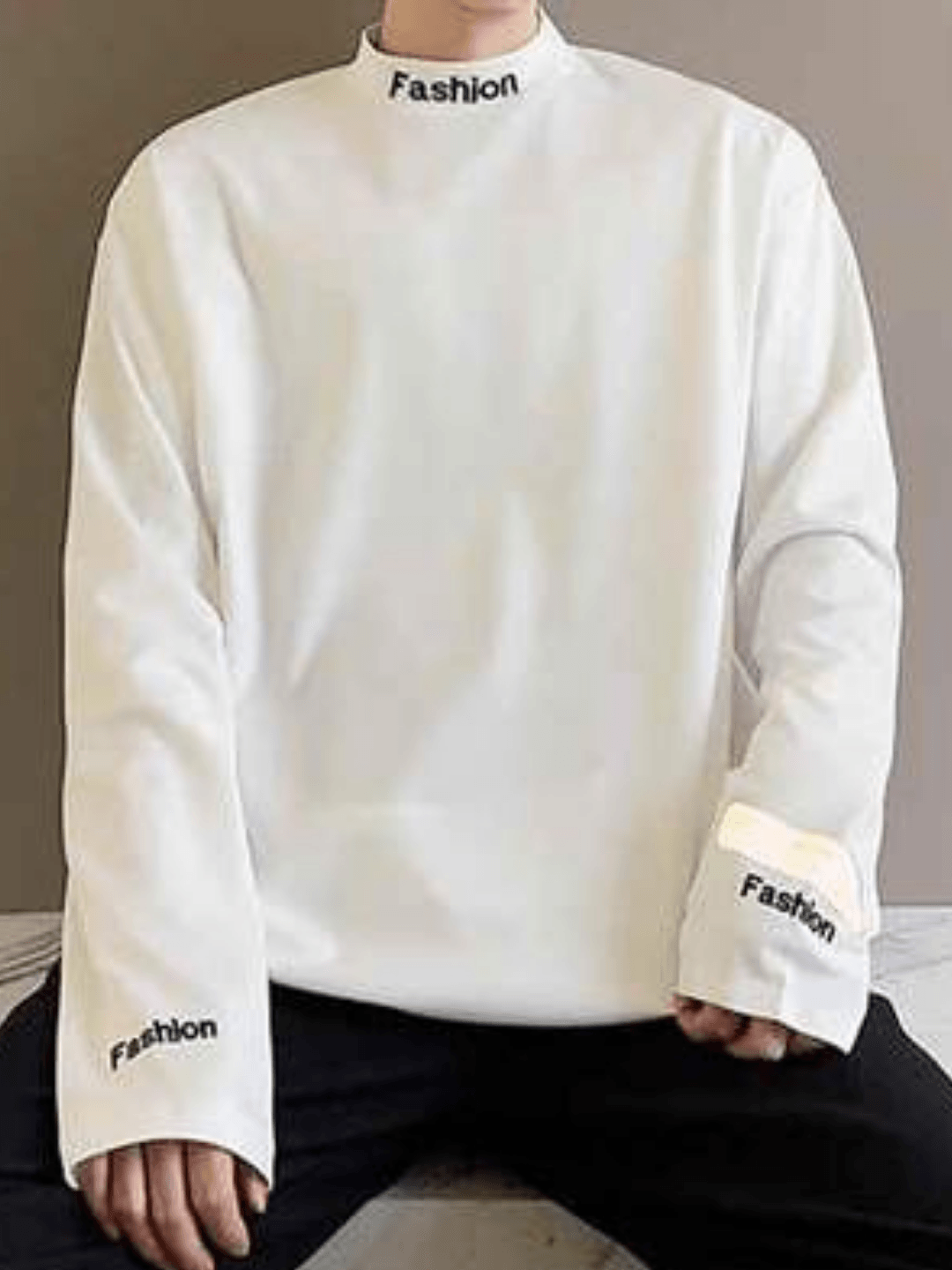 Threebooy Logo turtleneck shirt na57