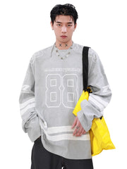 Threebooy [MRNEARLY] long-sleeved sweater na1505