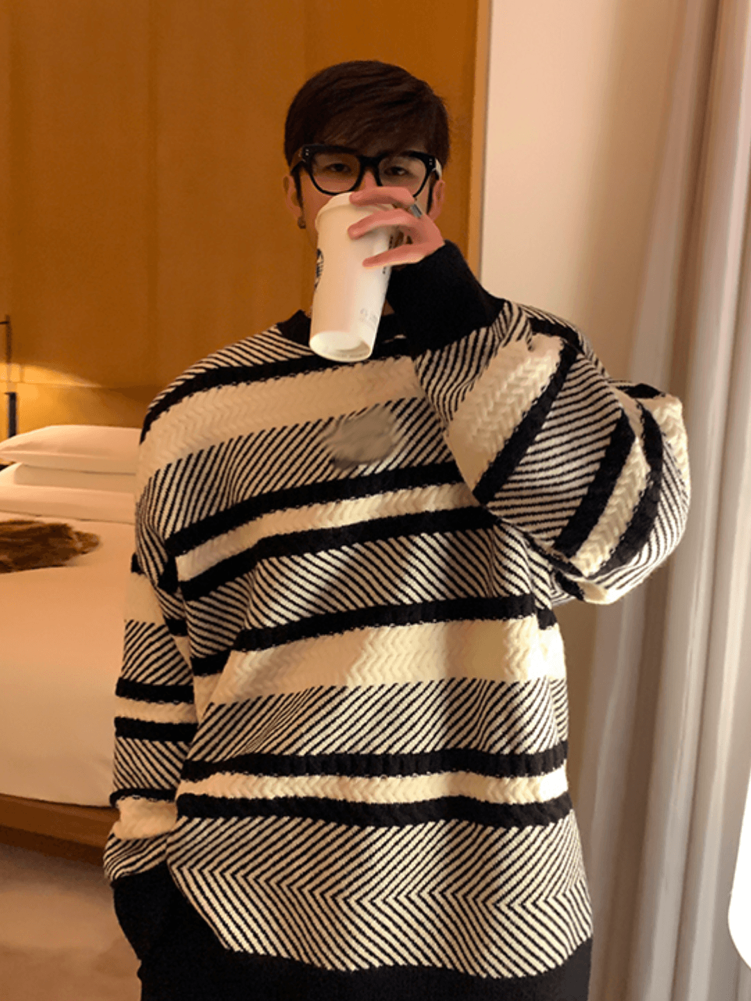 Threebooy [ESC MAN STUDIO] Pullover Sweater NA586