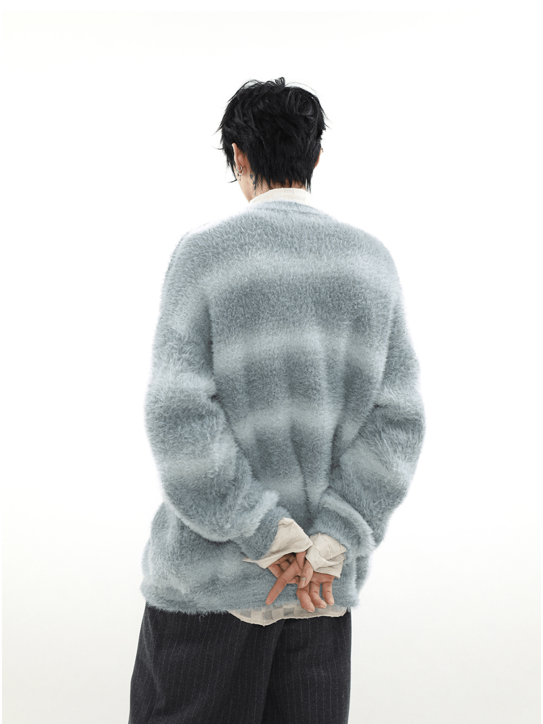 Threebooy [MRNEARLY] mink hair cardigan na973
