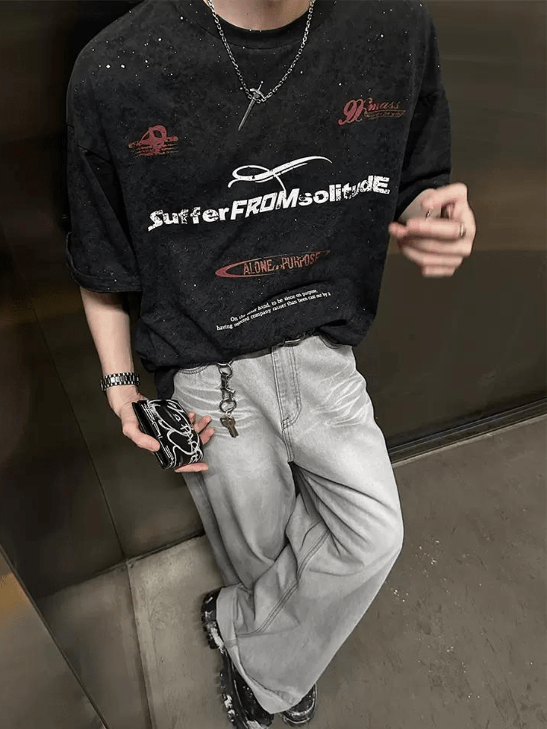 Threebooy [JH HOMME] round neck short sleeve t-shirt na1320