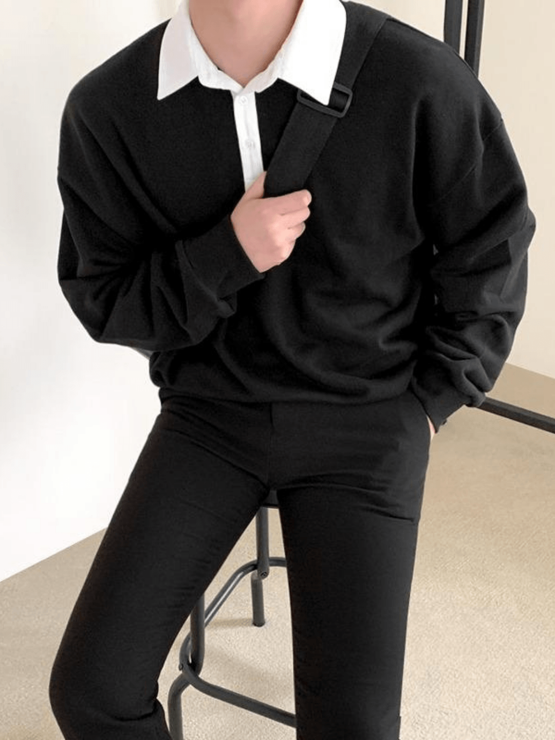 Threebooy [MRCYC] Monotone Polo Shirt na66