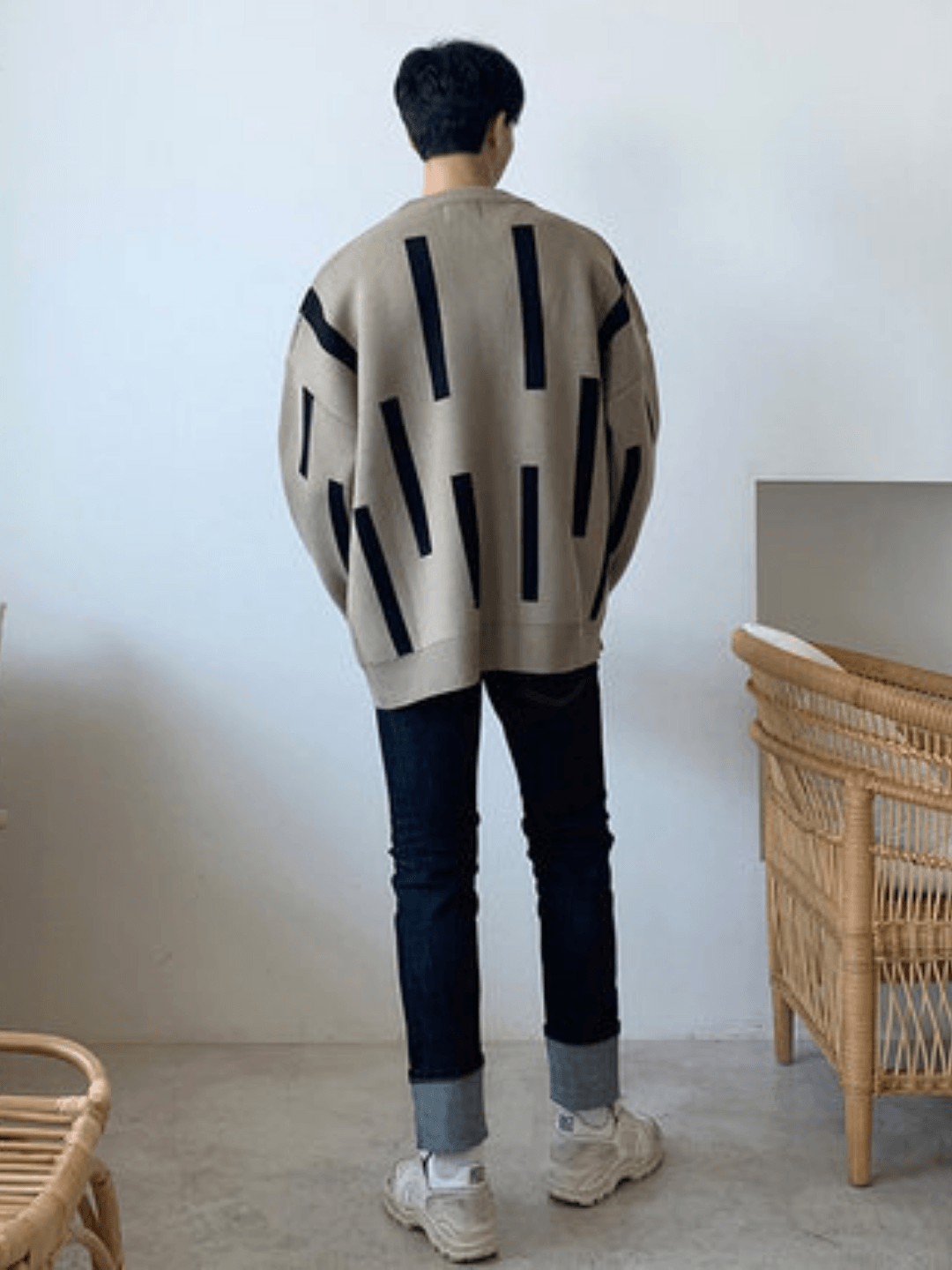 Threebooy Korean line design cardigan na55