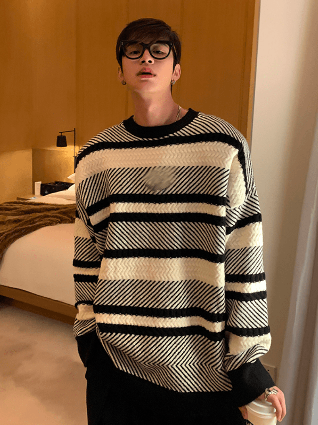 Threebooy [ESC MAN STUDIO] Pullover Sweater NA586