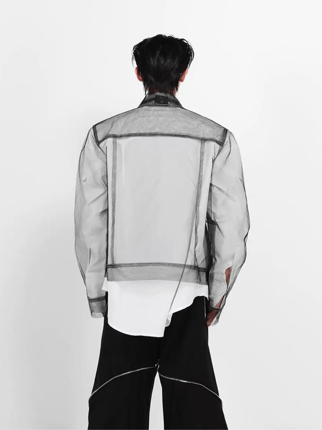 Threebooy [CULTURE] Mesh Punk Shirt na1207