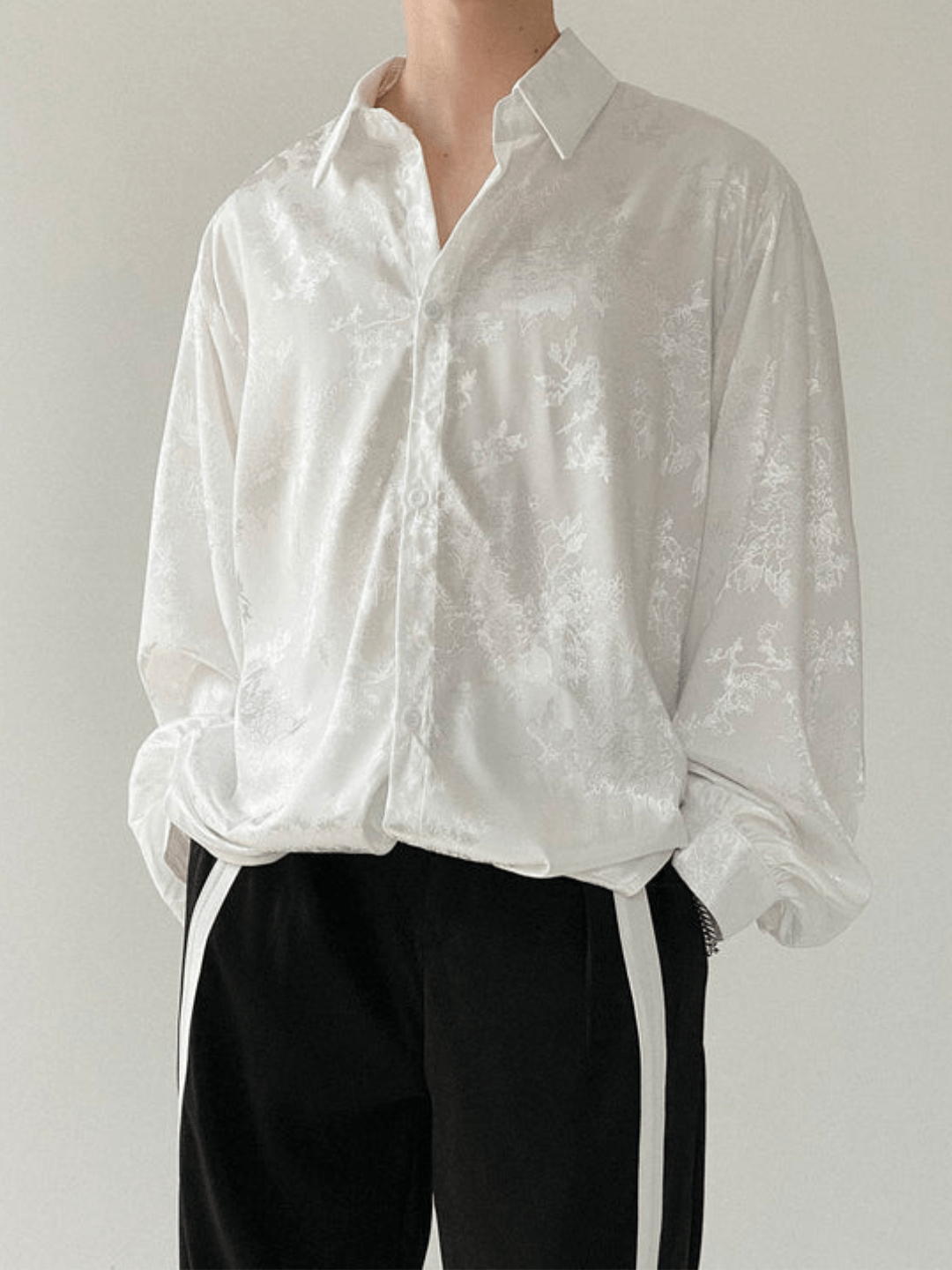 Threebooy [DAZIONED] Trend Drape-in Shirt NA528