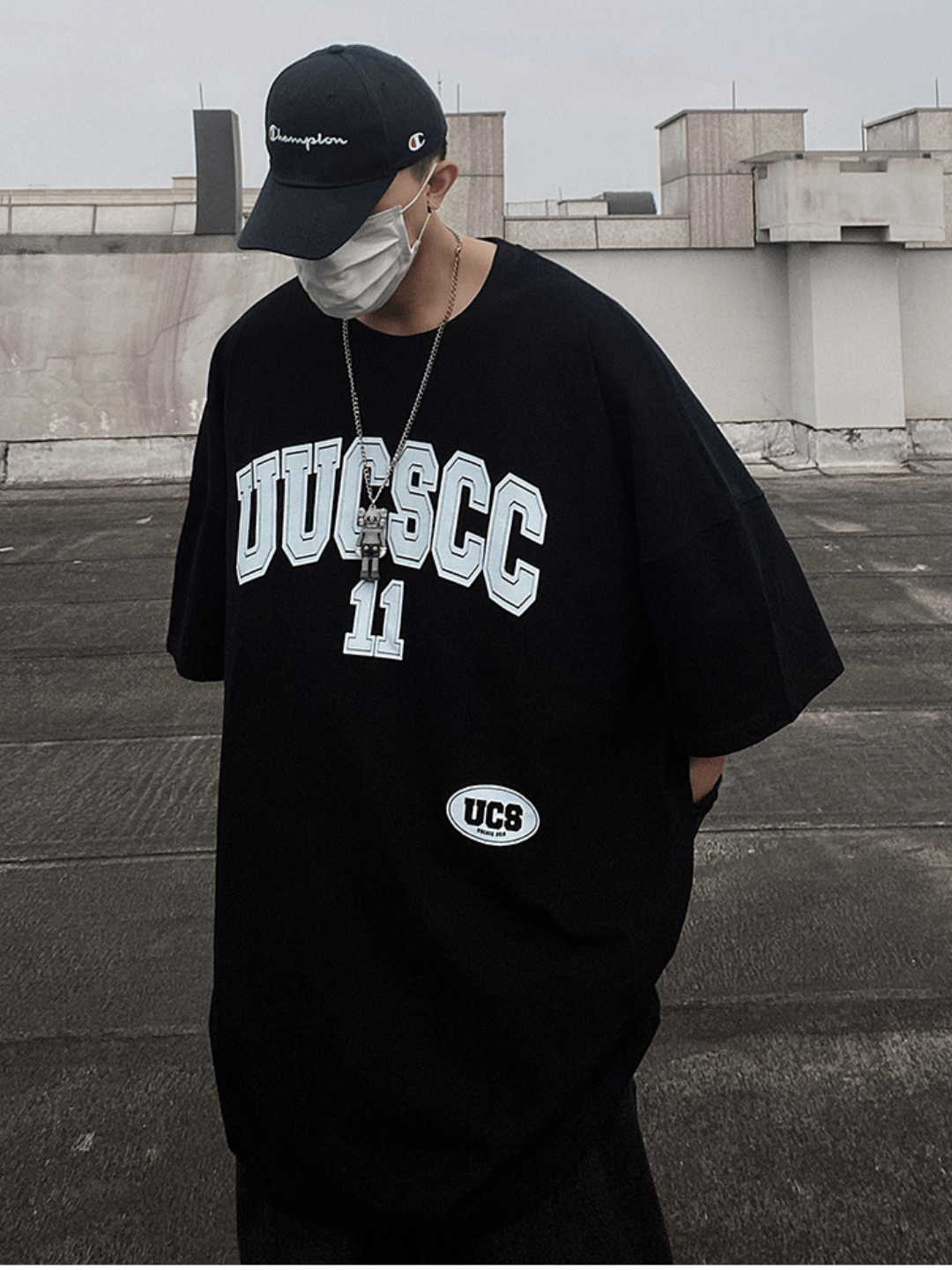 Threebooy [UUCSCC] hip-hop short-sleeve T-shirt na1326