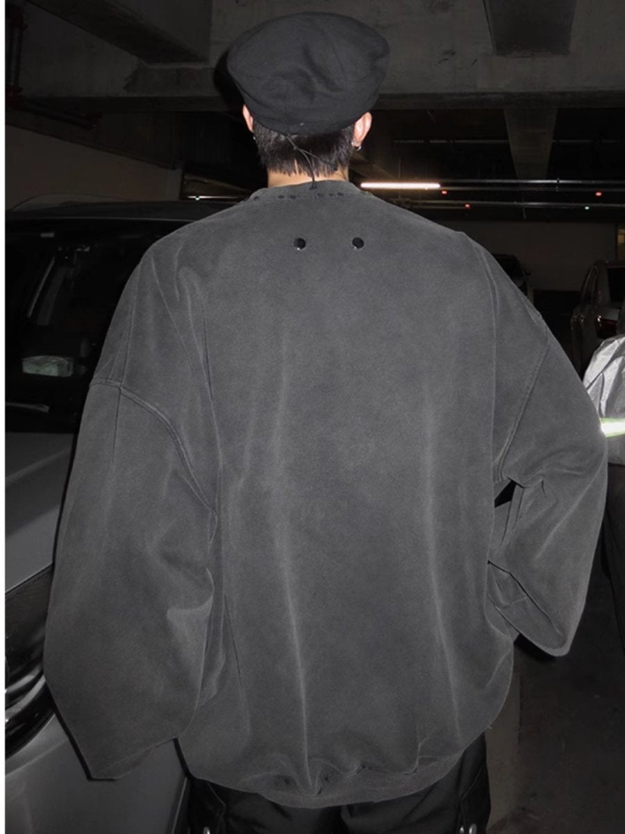 Threebooy 【JH HOMME】printing round neck sweater na1556