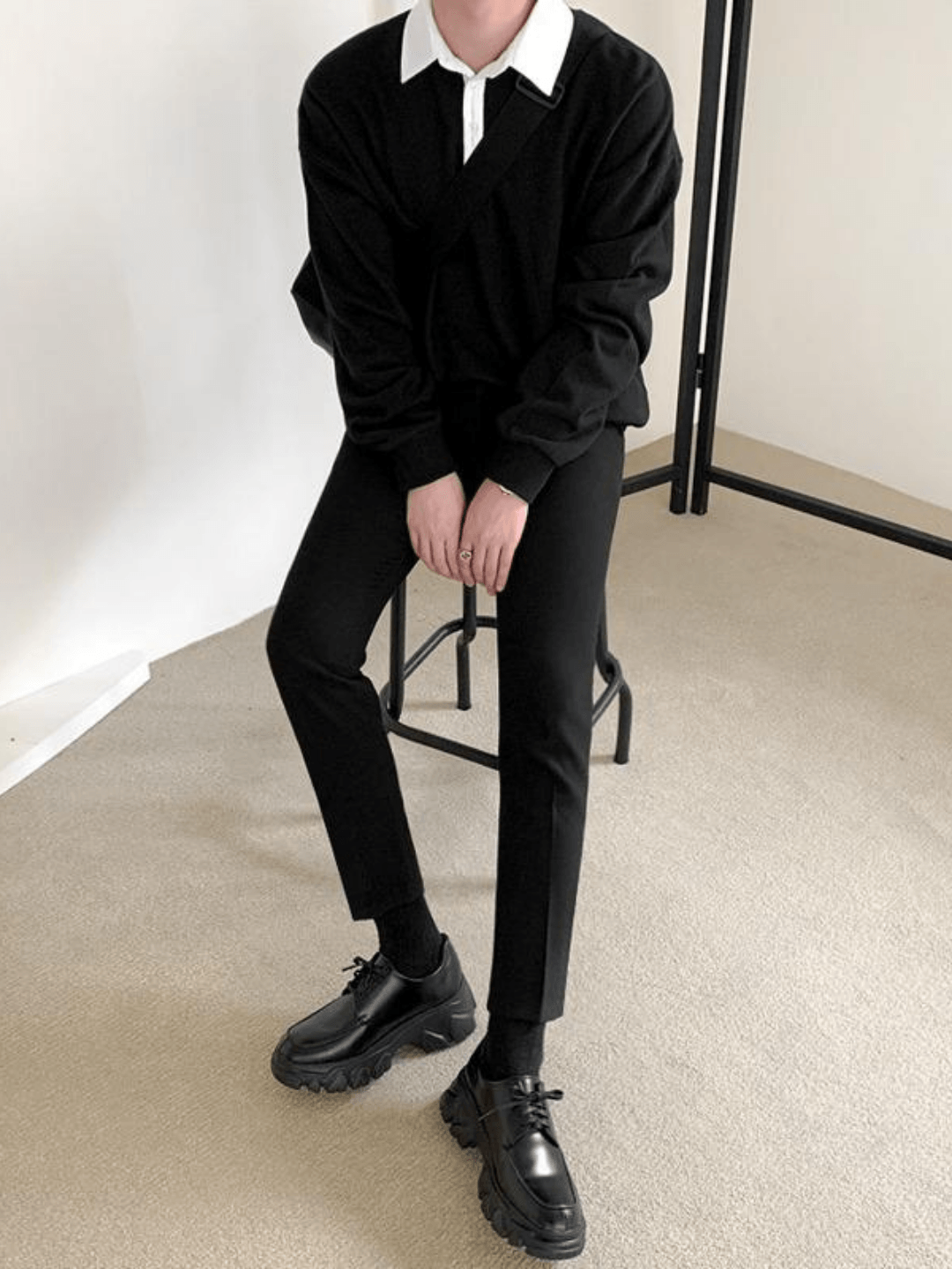 Threebooy [MRCYC] Monotone Polo Shirt na66