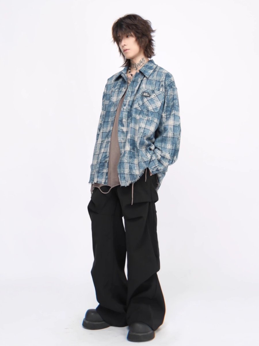 Threebooy 【Mz】loose casual shirt na1380