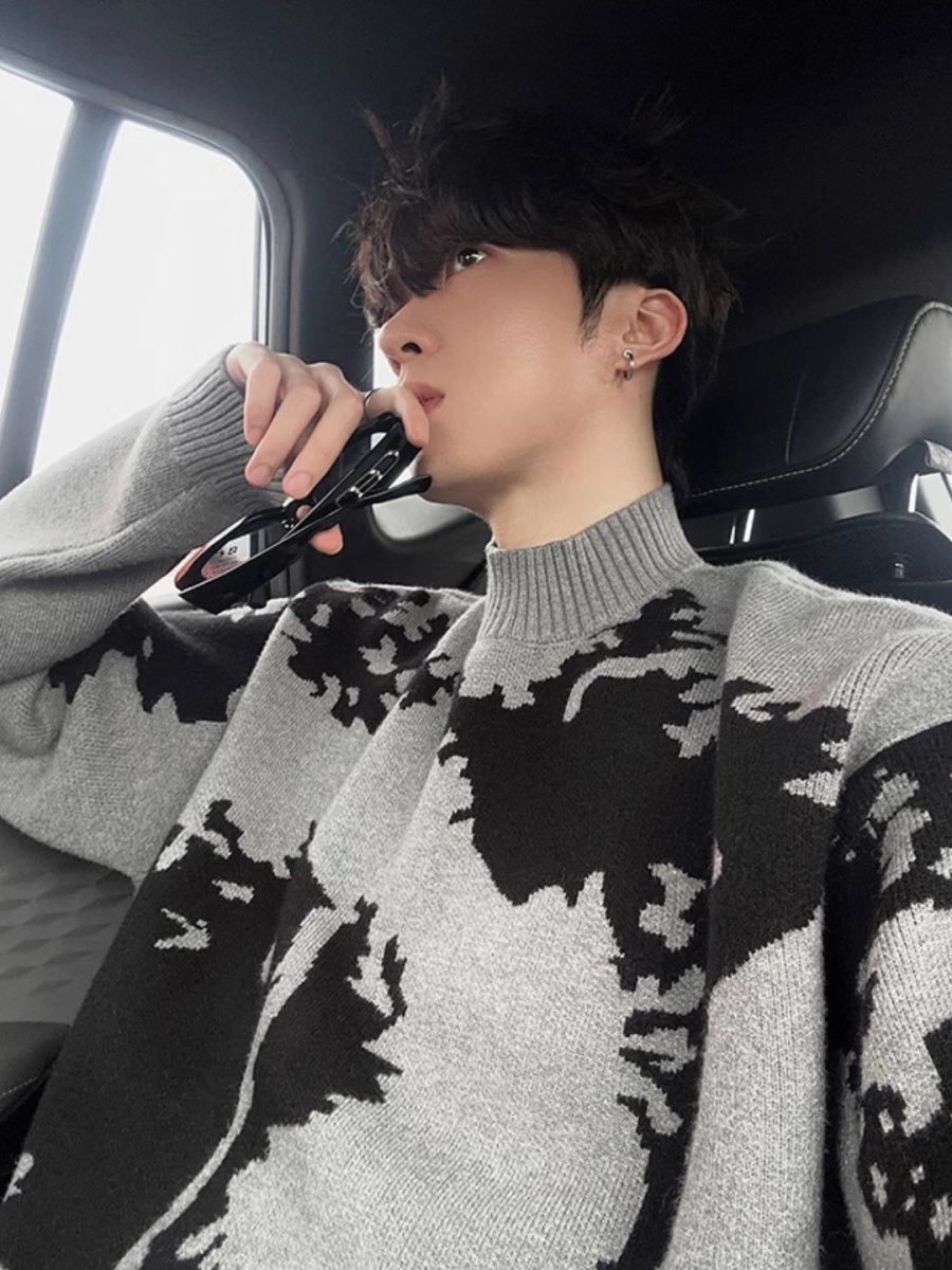 Threebooy [JH HOMME] Korean version of knit na1487