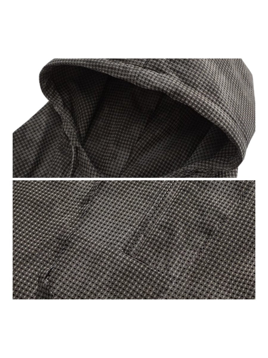 Threebooy [MRNEARLY] high street half-zipper hooded na1508