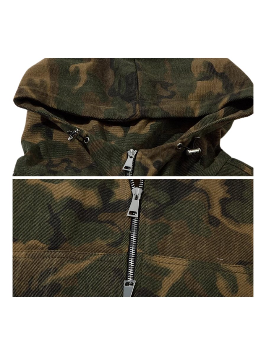 Threebooy [MRNEARLY] loose zipper hooded jacket na1503