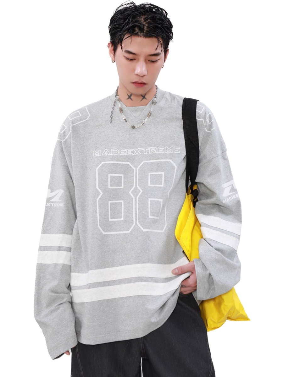 Threebooy [MRNEARLY] long-sleeved sweater na1505