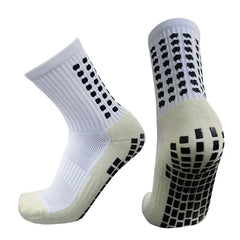 Threebooy New Anti-slip Soccer Socks Men Women Outdoor Sport Grip Football Socks antideslizantes de futbol