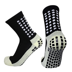 Threebooy New Anti-slip Soccer Socks Men Women Outdoor Sport Grip Football Socks antideslizantes de futbol