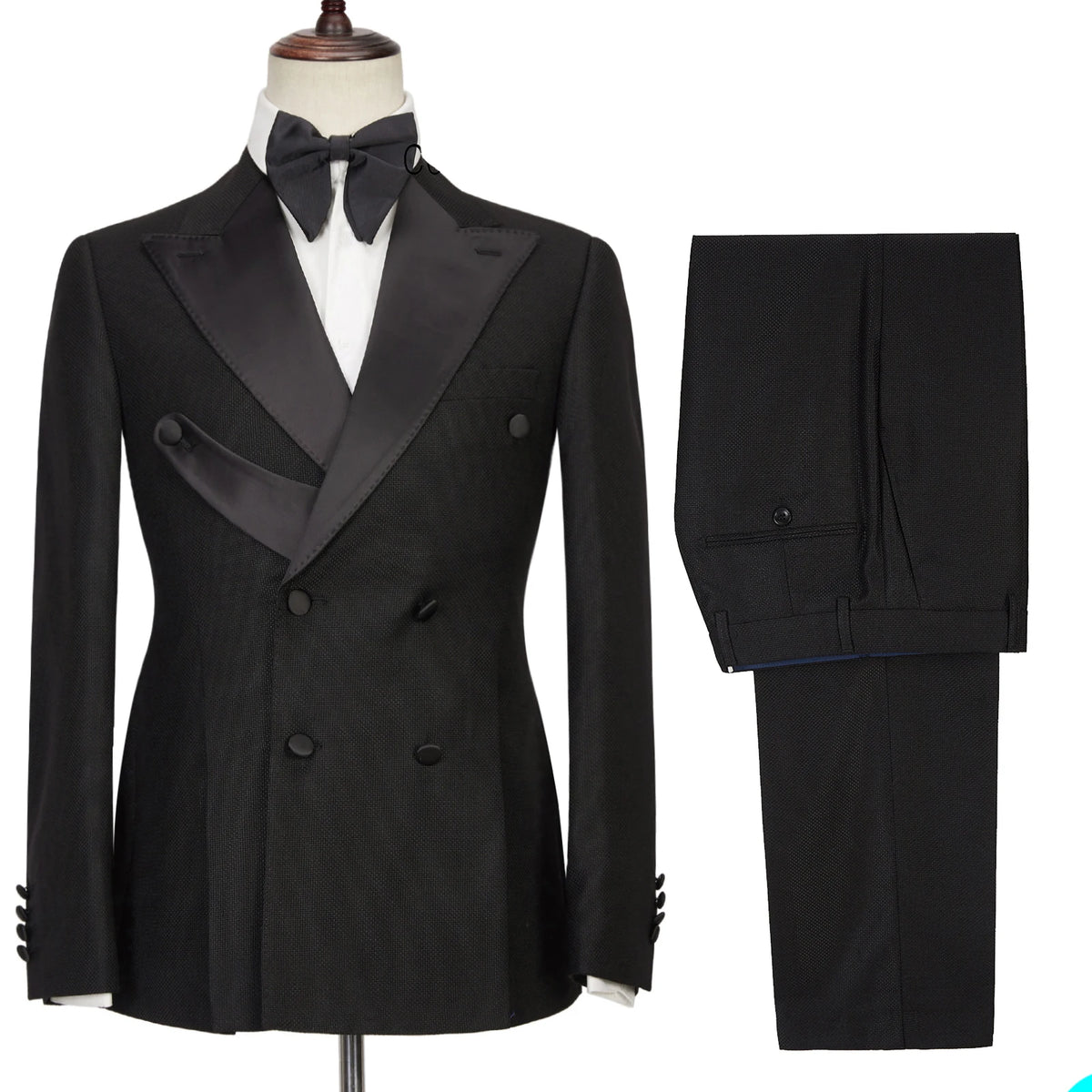 Threebooy  Business Men Suits Tailor-Made 2 Pieces Coat Pants Slim Fit Tuxedo Jacket Coat Groom Wedding Groom Prom Formal