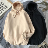 Threebooy Fashion New Hoodies Men Hooded Sweatshirt Solid Casual Streetwear Cotton Loose Hip Hop Hoodie Men Hoody Sweatshirts M-5XL