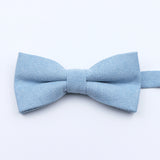 Threebooy Classic Colorful Parent-Child Bowties Super Soft Velvet Corduroy Wedding Men Kid Bow Tie Romantic Blue Pink Red Butterfly Cravat