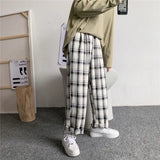 Threebooy Men's Streetwear Fashion Trend Trousers Baggy Cargo Casual Pants Lattice Printing High-quality Jogger Sweatpants S-2XL