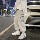 Threebooy New hiphop pants in spring and autumn, men's and Korean fashion, loose wide leg drawstring leggings, leisure sports pants