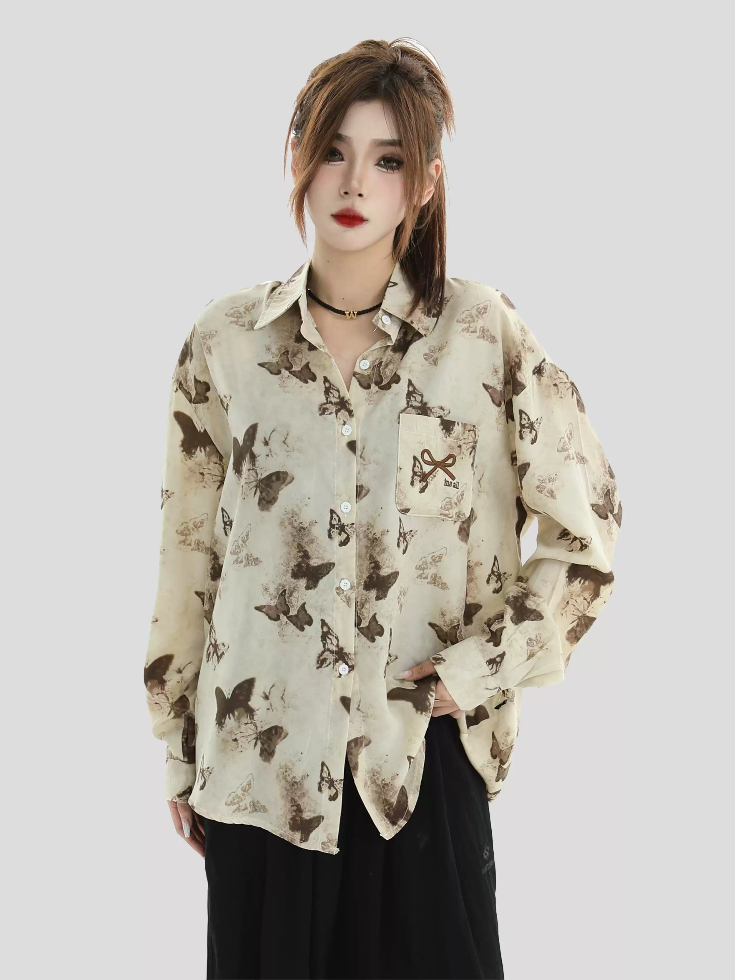 Threebooy [INSstudios] long-sleeved shirt na1464