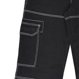 90s fashion men Denim Workwear Pocket Pants Men's Summer Straight Loose American High Street Versatile Casual Trousers