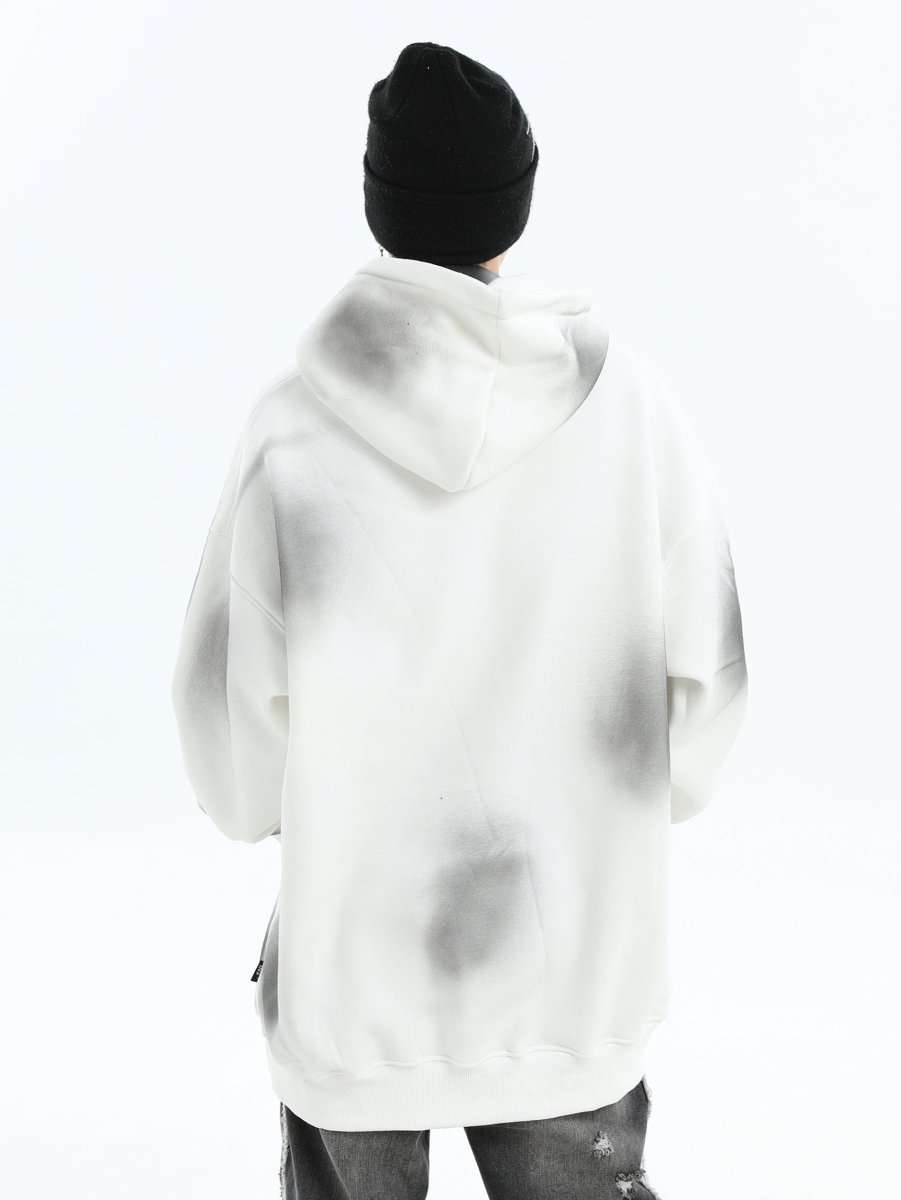 Threebooy [INSstudios] Spray Paint Logo Loose Hoodie na1634