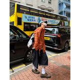 90s streetwear American Retro Plaid Long-Sleeved Shirt Men's Casual Loose Spring and Autumn New Couple Versatile Loose Shirt