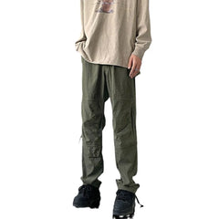 Threebooy American-style Workwear Men's Nylon Quick-drying Waterproof Functional Trekking Professional Hiking Pants Casual