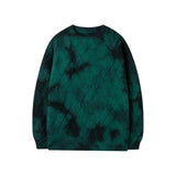 Threebooy Tie-dye Sweater Men Autumn Winter Crewneck Sweaters Men Fashion Clothing Warm Tops Long Sleeve Pullover Jumper Streetwear Tops