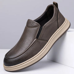 Threebooy  Men's Casual Soft Slip-On Shoes Spring Summer New Style Bean Bean Shoes round Toe Low Heel Anti-Slip Rubber Outsole