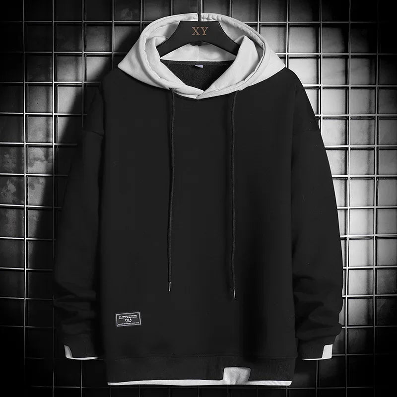 Threebooy Men Hoodies Harajuku Hip Hop Sweatshirt Casual Oversized Hoodie Men Hooded Pullover Tops 2021 Mens Sportswear Hoodies Clothing