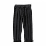 Threebooy Spring brand straight loose trouser  Korean High street men and women can wear denim classic fashion trend boys girls jeans