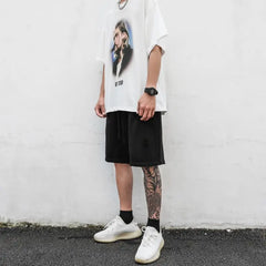 Threebooy Men's Casual Shorts  American style Women's Pants Y2k Baggy Basketball Harajuku Summer Wide Fashion Designer Hip Hop Clothing